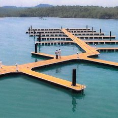 Floating Dock Anchoring Piles - Peninsula de Punta Fuego, South Marina, Nasugbo, Batangas